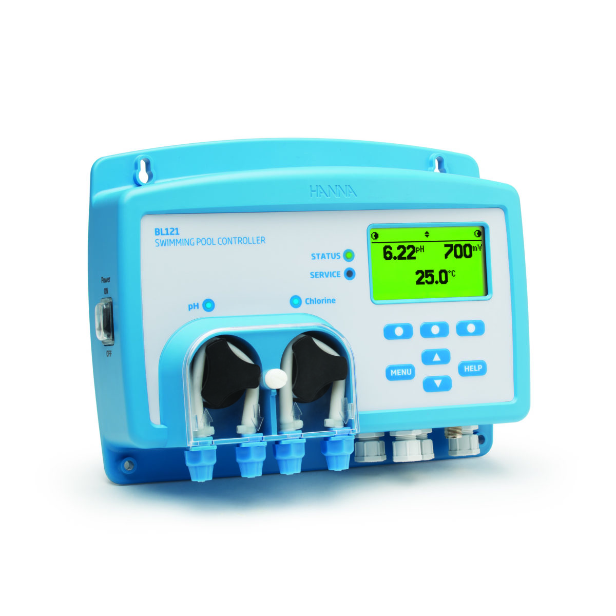 pH-/Redoxpotential-Controller für Schwimmbäder ohne Analogausgang - BL120