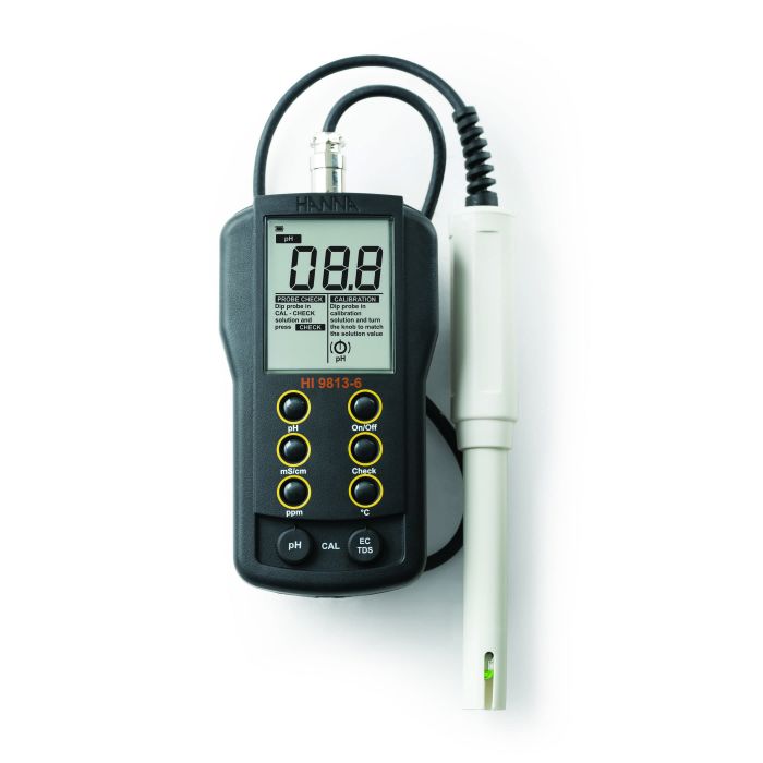 sessie moe twintig Portable pH/EC/TDS/Temperature Meter with CAL Check™ - HI9813-61