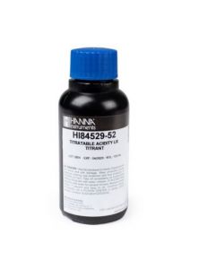 Titrationslösung für Säure in Milchprodukten, niedriger Bereich 50 für HI84529 (120 mL) - HI84529-52
