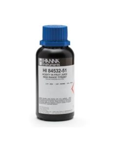 Titrationslösung für Säure in Fruchtsäften, hoher Bereich für HI84532 (120 mL) - HI84532-51