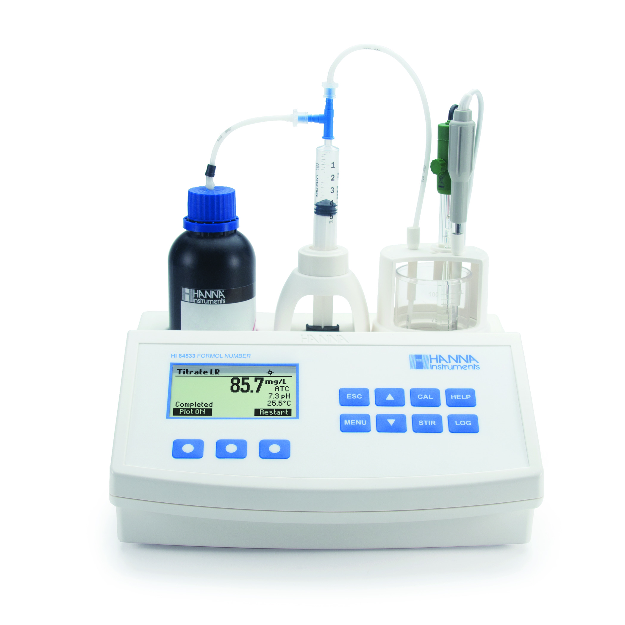 Mini-Titrator zur Messung der Formolzahl in Wein und Fruchtsäften - HI84533