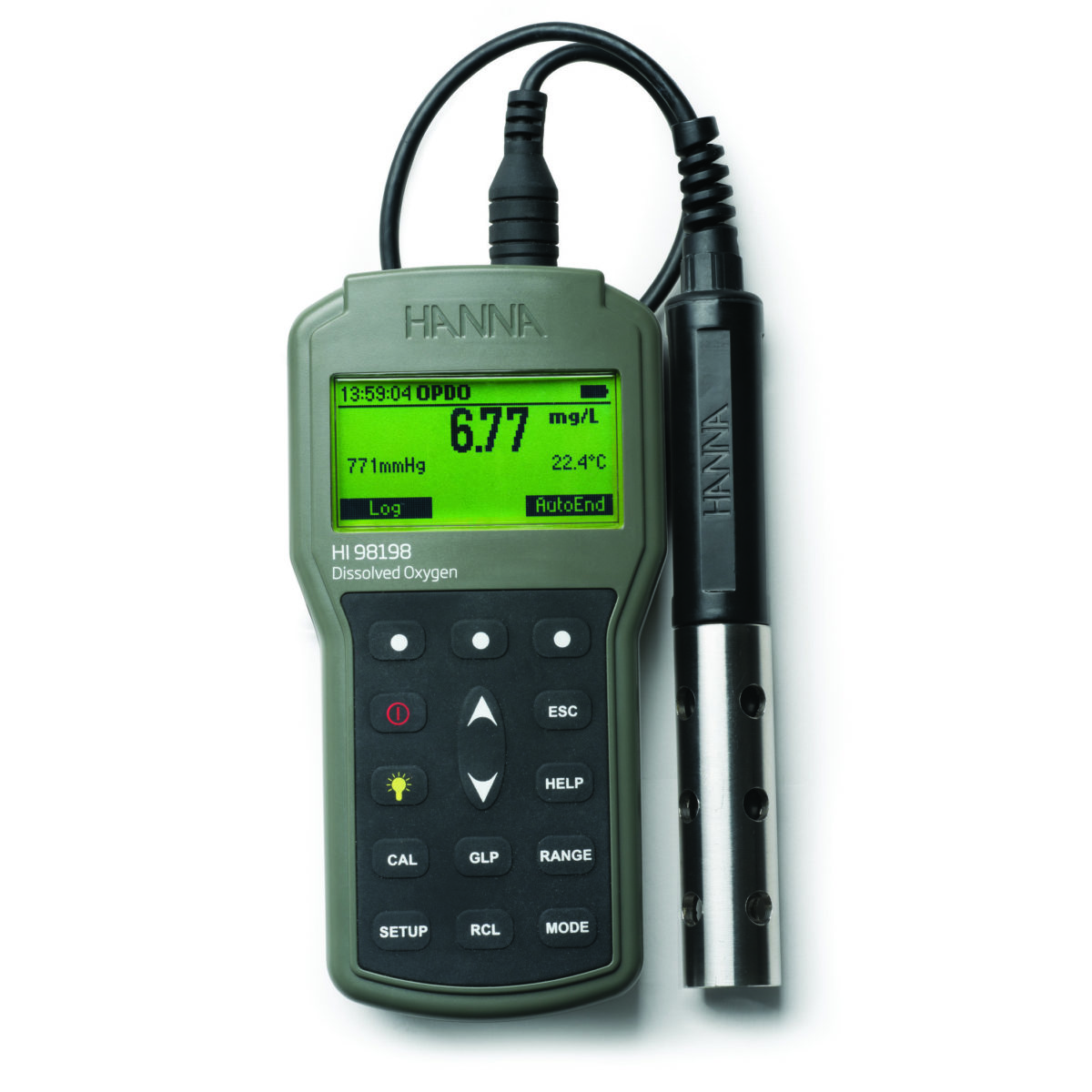 Messgerät HI 98198 für optische Sauerstoffmessung