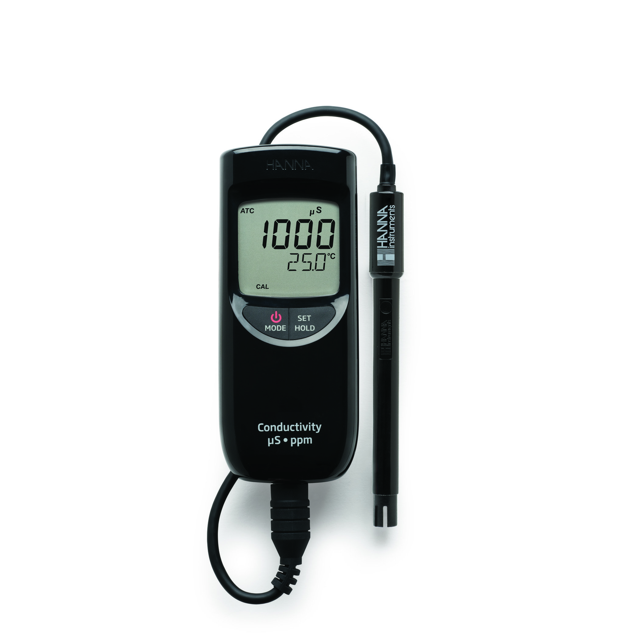Leitfähigkeit/TDS/°C-Handmessgerät bis 3999 µS/cm - HI99300